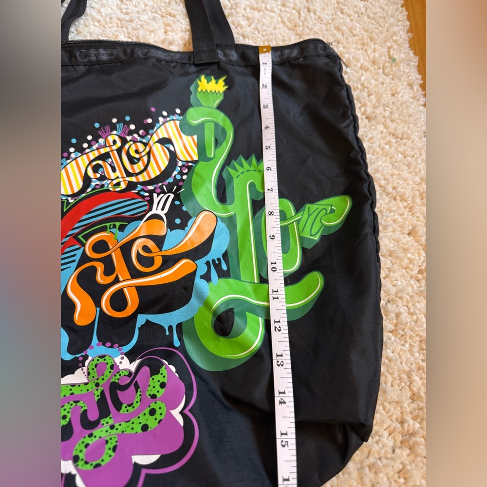 LeSportsac Graffiti Print Tote Bag - Picture 5 of 7